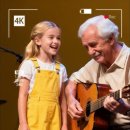 Grandfather and granddaughter 이미지