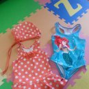 블루독 여아수영복(110사이즈-한번 입은옷),디즈니(인어공주) 수영복 이미지