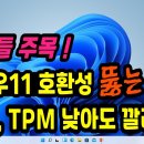 [윈도우11 우회 설치방법] PC 사양, CPU, TPM 낮아도 가능 이미지