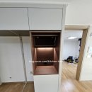 김해센텀 두산위브더제니스 | 김해 센텀 두산위브더제니스 냉장고장 리폼 새 냉장고에 딱 맞는 ‘홈바형’ 맞춤 제작 후기