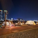 바다가 보이는 부산항 힐링 야영장 이미지