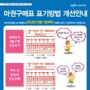 마권구매표 표기방법 개선 안내 이미지