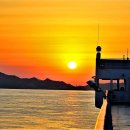 노을바다풍경 이미지