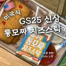 지에스(GS)25송탄센스 | GS25 편의점 신상 미국식 통모짜 치즈스틱 리뷰 (미국 칠리스 생각나는 간식)