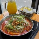 청년다방우 | 청년다방 떡볶이 순한맛 천안 불당동 맛집 마늘퐁닭 메뉴 후기