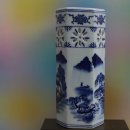 투각 靑畵/청화 필통 이미지