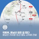 호남선 가수원-논산간 직선화, 고속화 노선도 이미지