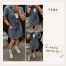 미니쭈 | ZARA 데님 미니 원피스 키작녀 후기 봄신상 추천