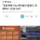 가상화폐 14% 해킹 당한 것으로 밝혀져 이미지