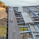 진주철물건재 | 통영 욕지도 합성데크 시공 후기 아연각관 하지작업부터 데크까지