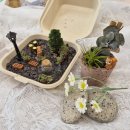 귀여운 라탄 벽시계 만들기 | 시흥공방 짐라탄에서 나만의 발포세라믹 정원만들기