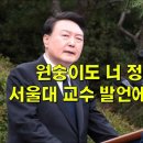 원숭이도 너 정도는 한다, 서울대 교수 발언에 격분한 용산 이미지