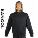 [Kangol] 캉골 포켓 후드티셔츠 브론 세르파 기모 K9693 블랙 빅 로고 의류입니다. 남자명품쇼핑몰 예남 YENAM 이미지