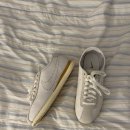 1841 | 나이키 우먼스 빈티지 코르테즈 후기, 착샷 [HQ1841-100] W NIKE CORTEZ LT