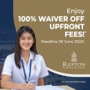 Enjoy 100% waiver off upfront fees. Deadline 30 Jun. 2022 이미지