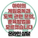 [온라인상담: 아이의 게임중독과 도벽 관련 문의, 훈육방법을 모르겠습니다] 한국아동청소년심리상담센터 이미지