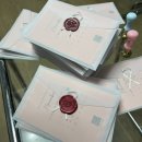 청첩장 제작 :: 미리캔버스 셀프청첩장 제작 후 비즈하우스 인쇄, 포장까지 도전(트레싱지 봉투, 씰링왁스)