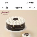 단독]하겐다즈 프리미엄 수제 아이스크림 케이크 리얼블랑 (바닐라+벨지안초코) 이미지