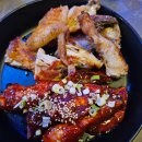 돈돈 후라이드 | 그때 그자리 동대입구역 맛집 장충동 비비 (숯불바베큐 반반 소금구이 양념구이, 과일 화채 후기)