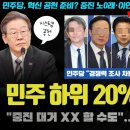 민주, 충격적 하위 20% 명단 이미지