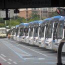 서울 경부 고속 터미널의 고속버스들 (9.4일) 이미지