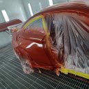 교하자동차공업사 | 일산자동차공업사, bmw m2 트랙경기 사고 전면부 및 측변 전체 수리 작업 후기!