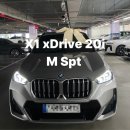 스페이스리스 | X1 xDrive 20i M Spt 스페이스 실버 출고 후기!
