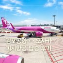 일본 오사카 여행 피치항공 탑승 후기 김포공항 국제선 출발