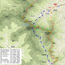 2015년 2월 15일 강원대간 5구간(댓재-두타산-청옥산-무릉계곡) 산행안내 이미지