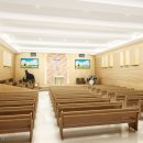 건축되어질 거룩한세마포교회의 본당 투시도 이미지