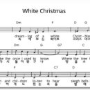 (성탄캐롤송) White Christmas 화이트 크리스마스 악보 플래쉬 이미지