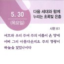 5월 30일(목) 다음 세대와 함께 누리는 초록빛 은총 이미지