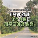 제주도 여름 3박 4일 부모님과 함께하는 제주도 여행 일정/경비/주의사항 정리
