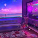컴우리에서 조립컴퓨터 데스크탑 맞춘 후기! : 하트쿨러, 화이트+핑크 조합 여자 게이밍 컴퓨터 인테리어