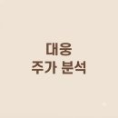 대웅산업 | 대웅 주가 분석
