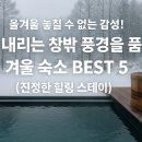 경주낚시레포츠 | 겨울 숙소, 올겨울 놓칠 수 없는 감성! 눈 내리는 창밖 풍경을 품은 BEST 5 (진정한 힐링 스테이)