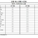 [공지]3호차 교회버스 운행노선이 일부 수정되었습니다. 이미지