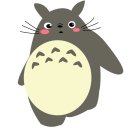 토토로 일러스트로 그려봄 이미지