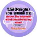 태평ENG | [링글 영어회화 표현복습] savor the moment, wind down, moot / TOPIC: Happiness(행복)