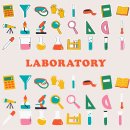 science and laboratory elements pack 이미지