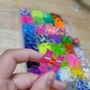 공주머리만들기 | 애니윙 손끝놀이 고무줄 팔찌 만들기 룸밴드 공예 2500개 내돈내산 후기