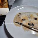 뽀순이 | [울산포슬린][전효숙포슬린]반려동물 초상화 주문제작 포슬린아트 강아지 그림 뽀순이 작품 후기