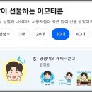 영웅이 이모티콘 순위 자세히 가져왔어요!! 😊 이미지
