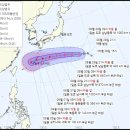 11호 태풍 힌남노 원디 예상, 대한해협 통과 이미지