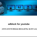 adblock for youtube - 인터넷 브라우저에 설치하는 확장프로그램 이미지