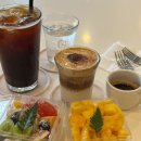 수원인계동카페 디아즈 망고케이크 복숭아빙수 후기