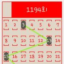 1194회 당첨번호/당첨지역 이미지