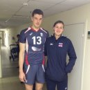 거인증이 아닌 순수 218cm과 206cm의 러시아 배구 선수들 이미지