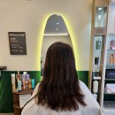 해밀마을 1단지 상가 육교 밑 | 산울동 미용실 긴머리 단발로 자르고 매직셋팅 염색으로 스타일 완성 후기