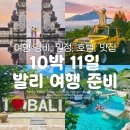종원지프카인테리어 | 10박 11일 발리 여행 준비, 호텔 맛집 투어 경비 일정 총 정리
